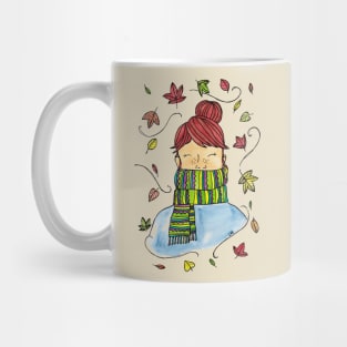 Autumn Girl Mug